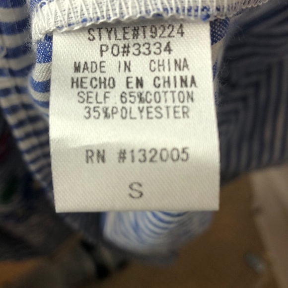 2/$15, Entro Embroidered Peasant Blouse. Size Sma… - Picture 7 of 8